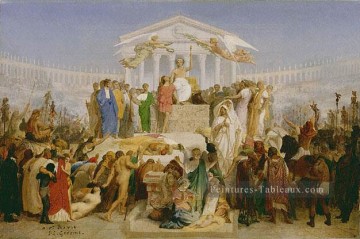  rome - Étude Age of Augustus Naissance du Christ Grec Arabian Jean Léon Gérôme